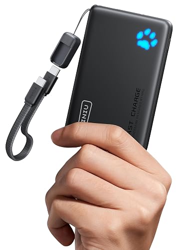 INIU 45W Fast Charging Portable Charger Smaller 10000mAh Travel Power Bank