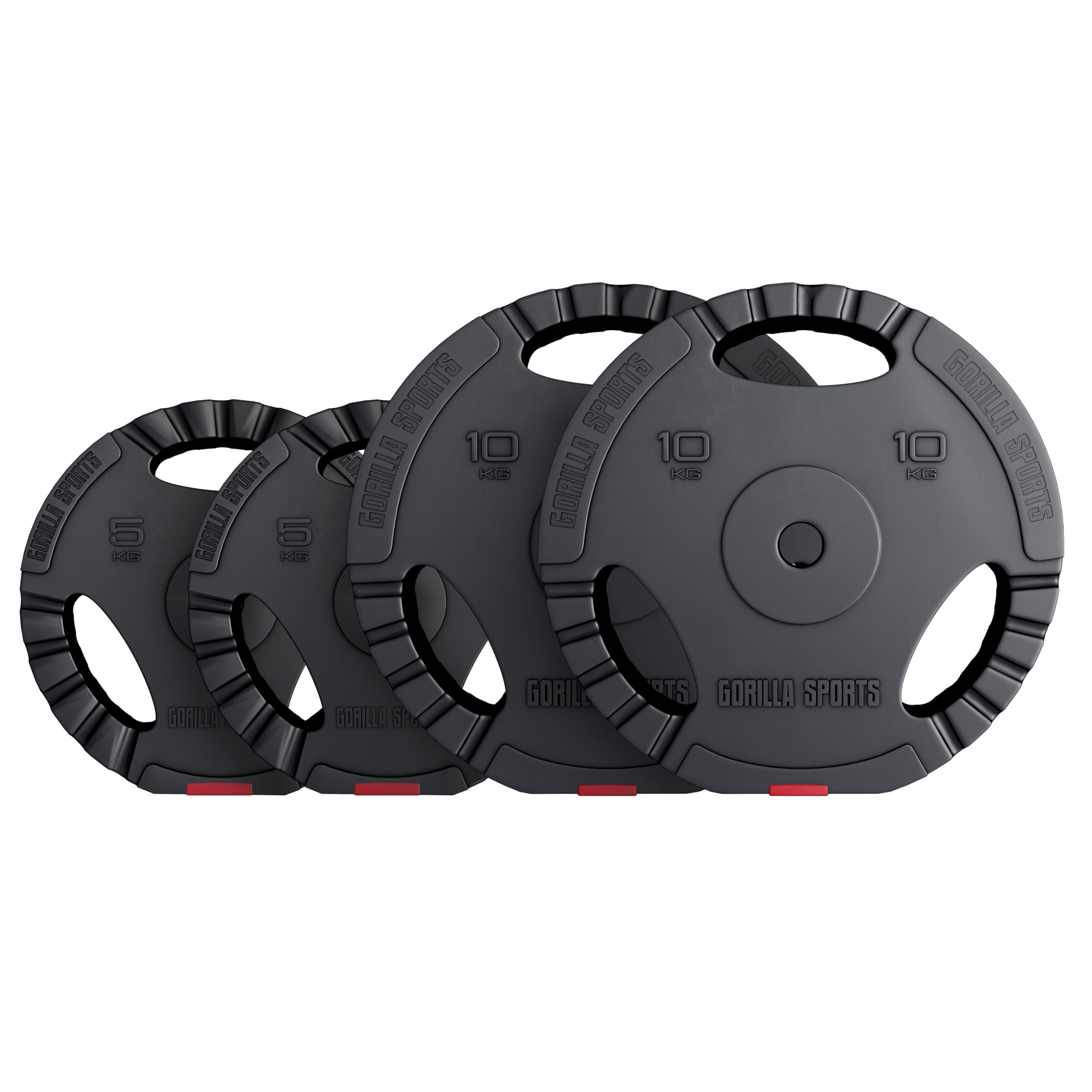 GORILLA SPORTS® Hantelscheiben – Vielseitiges Gewichtsscheiben-Set