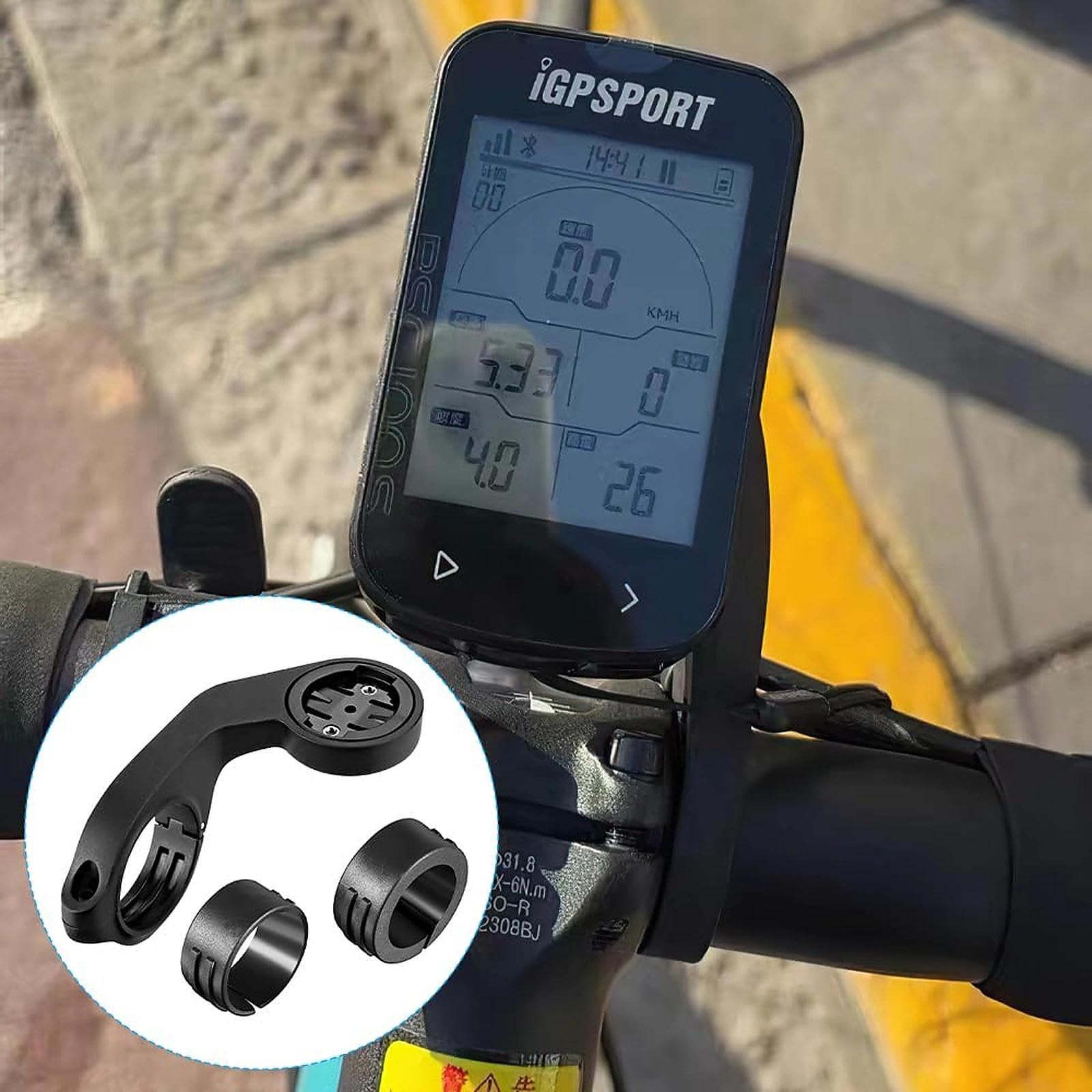Supporto Manubrio Universale Per Computer Garmin Edge (530, 540, 1030 Plus, 1040, Ecc.) - MTB E Bici Da Corsa