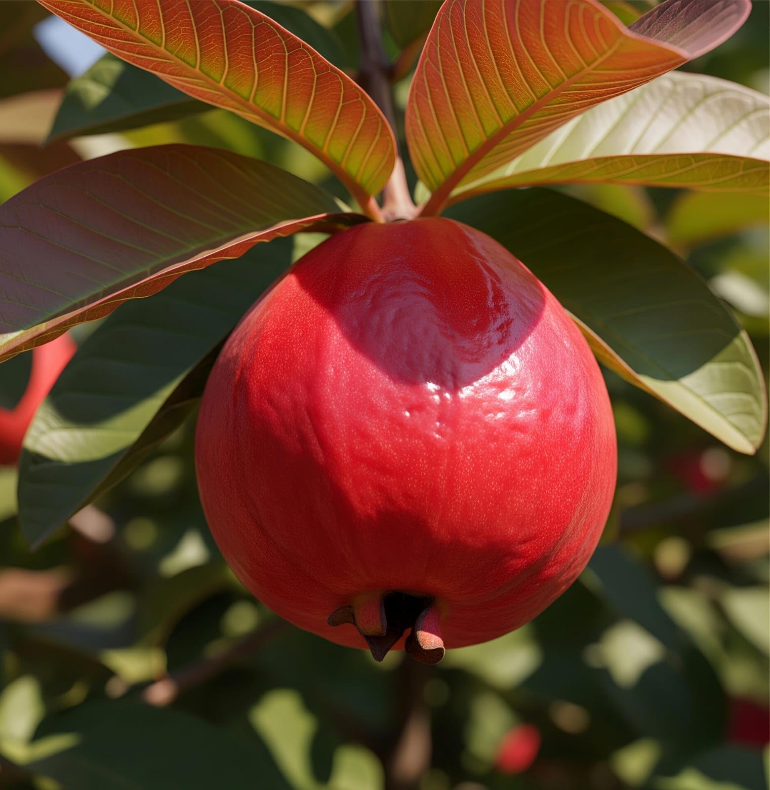 RJPJ Fresh Red Guava Plant, Tropical Sweet Produce : Amazon.in