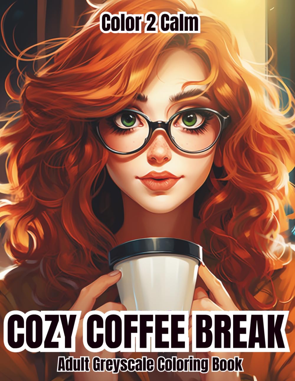 Cozy Coffee Break Coloring Book for Adults, Teens & Seniors: Get Comfy with your Hot Beverage, Oversized Sweater and favorite Cafe | Hours of ... | Stress & Anxiety Release | Art therapy