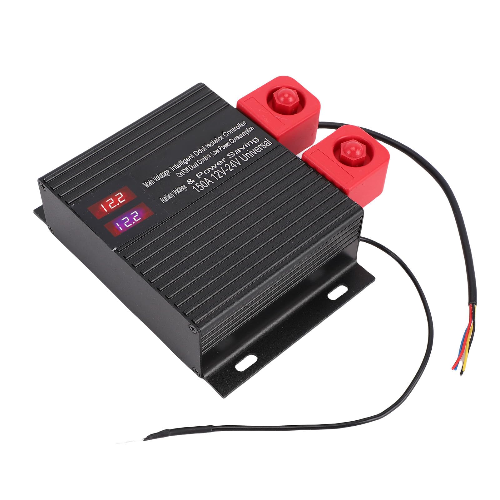 Jiawu 12V 24V Pasuje do Inteligentnego Izolatora Bezpieczne Podwójne źródło Zasilania dla Marine RV UTV Samochód łódź Ciężarówka Przyczepa ATV Pojazd Kempingowy Moto (150A)