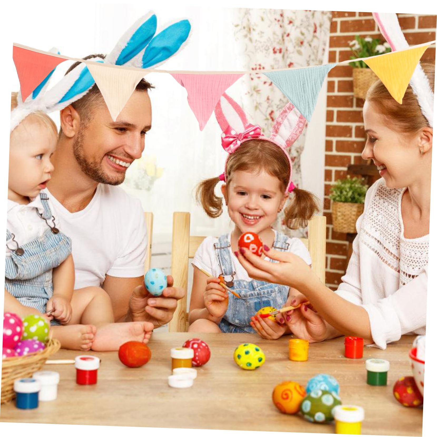 Abaodam 4 Uds Decorativa Para De Niños Banderines Decorativos Para Fiesta De Cumpleaños Decoración Colgante Para Fiesta De Cumpleaños Banderines De Carnaval