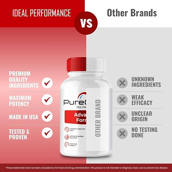 PureGlyco Capsules, Official Pure Glyco Blood Support Supplement Pills - Maximum Strength, All Natural Healthy Circulation & Stable Levels, Advanced PureGlyco Health Support Reviews (2 Pack)