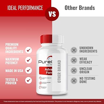 PureGlyco Capsules, Official Pure Glyco Blood Support Supplement Pills - Maximum Strength, All Natural Healthy Circulation & Stable Levels, Advanced PureGlyco Health Support Reviews (2 Pack)