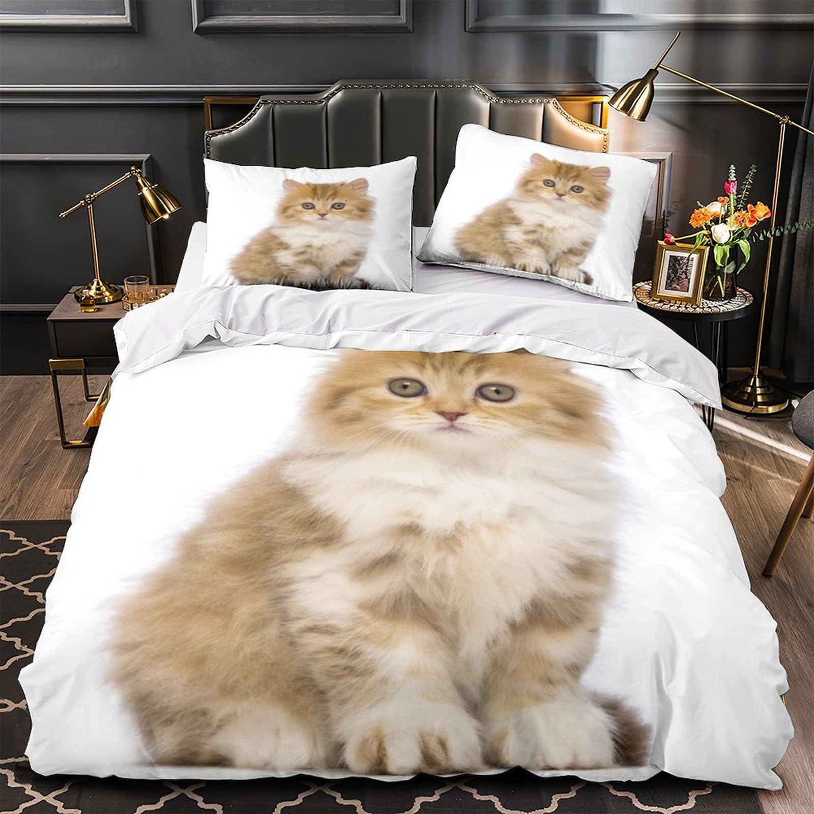 Housse de couette chèvre 3D pour réchauffer une chambre d'enfant moderne