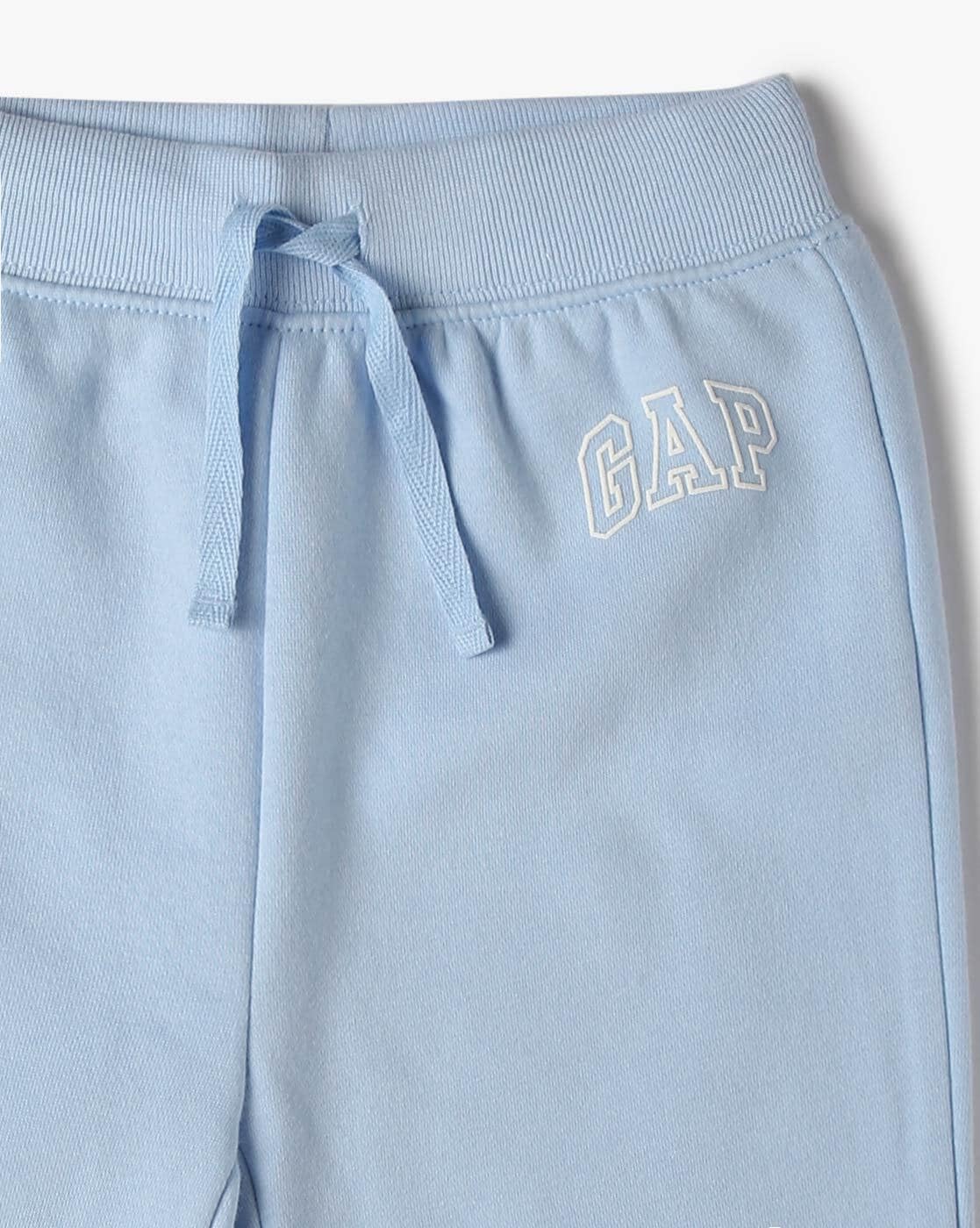 GAP Baby Girl's Regular Track Pants (442588540_LtBlue_Lt. Blue - Image 3 thumbnail