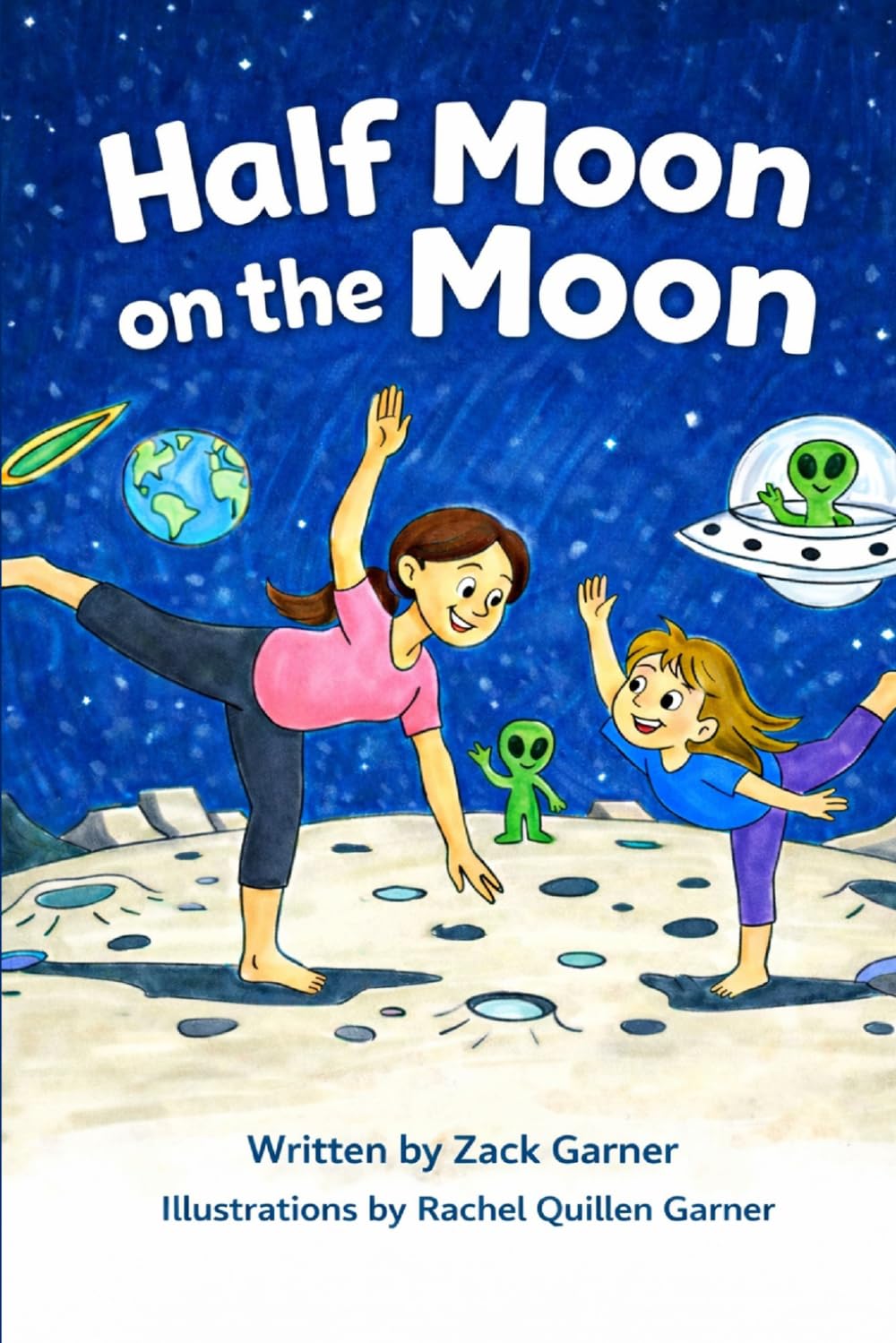 Half Moon on the Moon