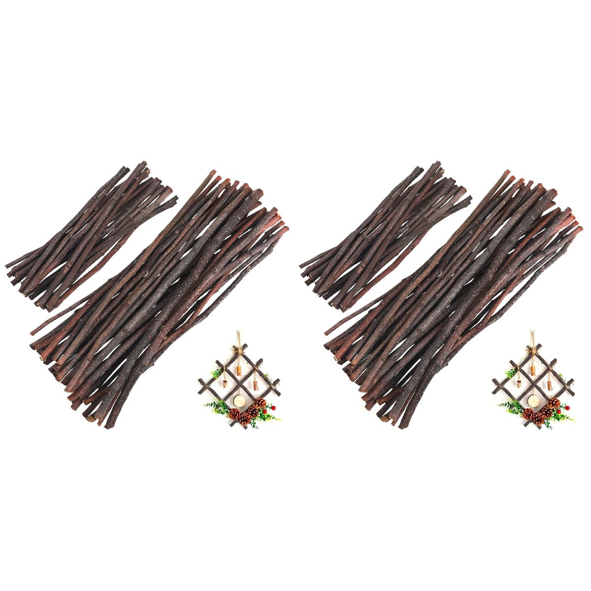 OATIPHO 50 Pcs Wood Twigs for Crafts, Natural Twigs Sticks, DIY Crafts Photo Props, Festival Decoration School Projects