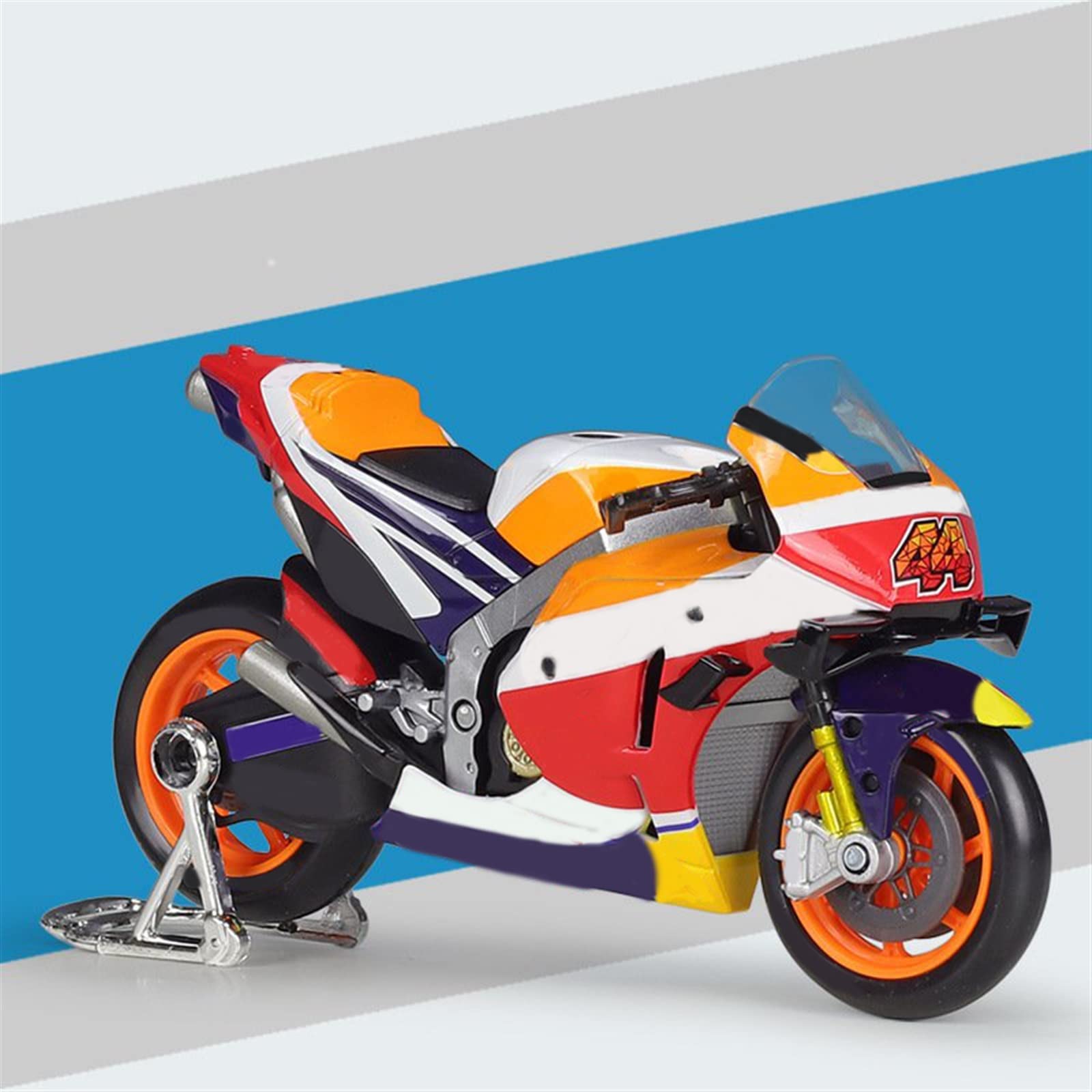 SEYXF Motorbike Toy for H-onda RC 213V 2021 GP 44 93 Motorcycle Birthday Gift Toys Collection 1/18
