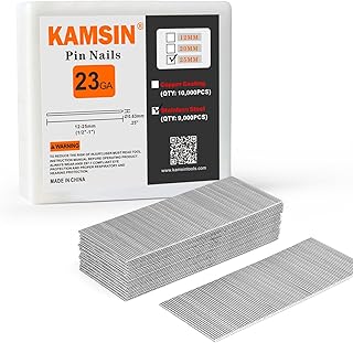 KIMSING P625SS Headless Pin Nails, 23 Gauge 1...,