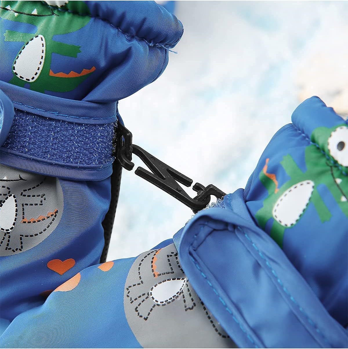 Century Star Winter Lined Fleece Toddler Mittens Waterproof Snow Mittens for Toddler Girls Boys Kids Snow Gloves Ski - Image 6