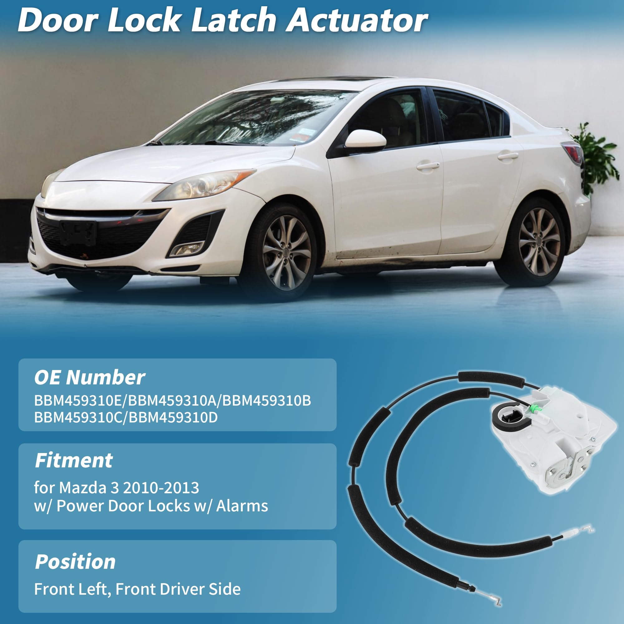 Amazon.com: Motoforti Front Left Power Door Lock Latch Actuator