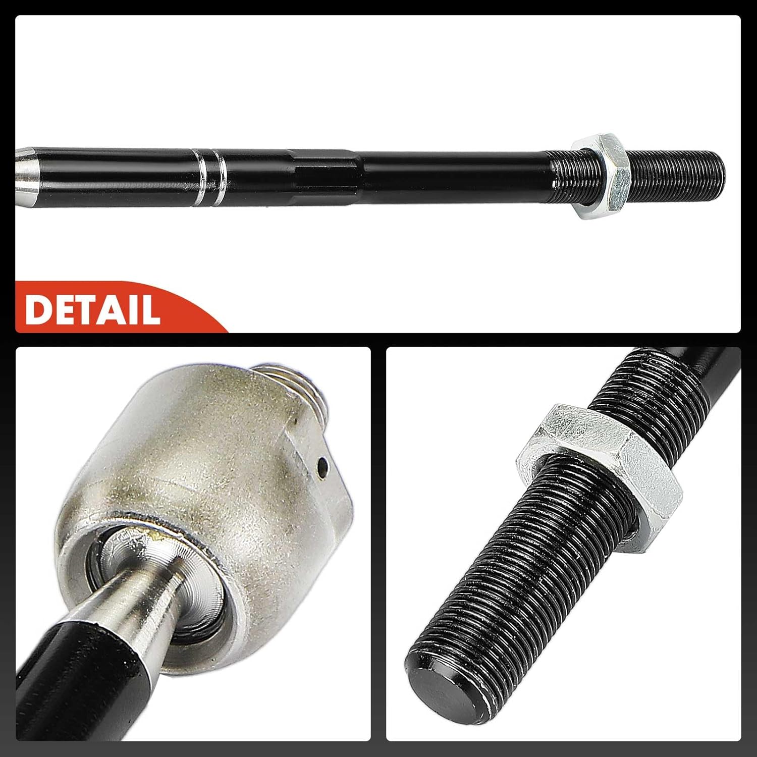 A-Premium 2 x Front Inner Tie Rod Ends, Compatible with Volvo S60 2012-2018, S60 Cross Country 2016-2018, XC70 2010-2016, S80 2007-2016, V60 Cross Country 2015-2018, V70 2009-2010