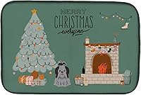 Vista 262 de Caroline's Treasures CK7824DDM - Tapete absorbente para secado de platos con diseño de bulldog inglés, rojo y blanco, para encimera de cocina, 14 x