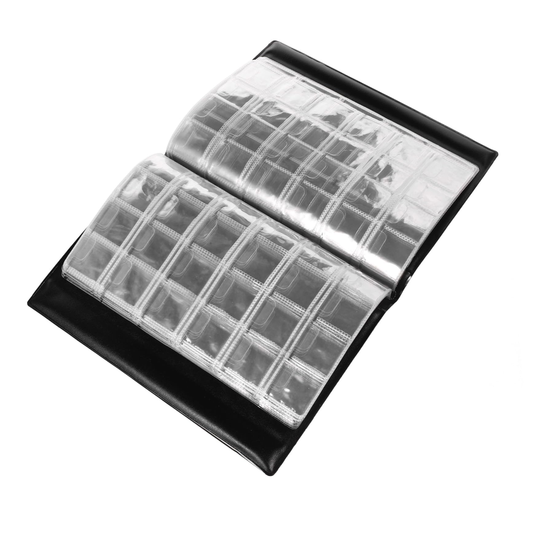 iplusmile Álbum de Monedas con Transparentes para Coleccionistas Gran Capacidad Funda para Monedas Antiguas Organizador Elegante