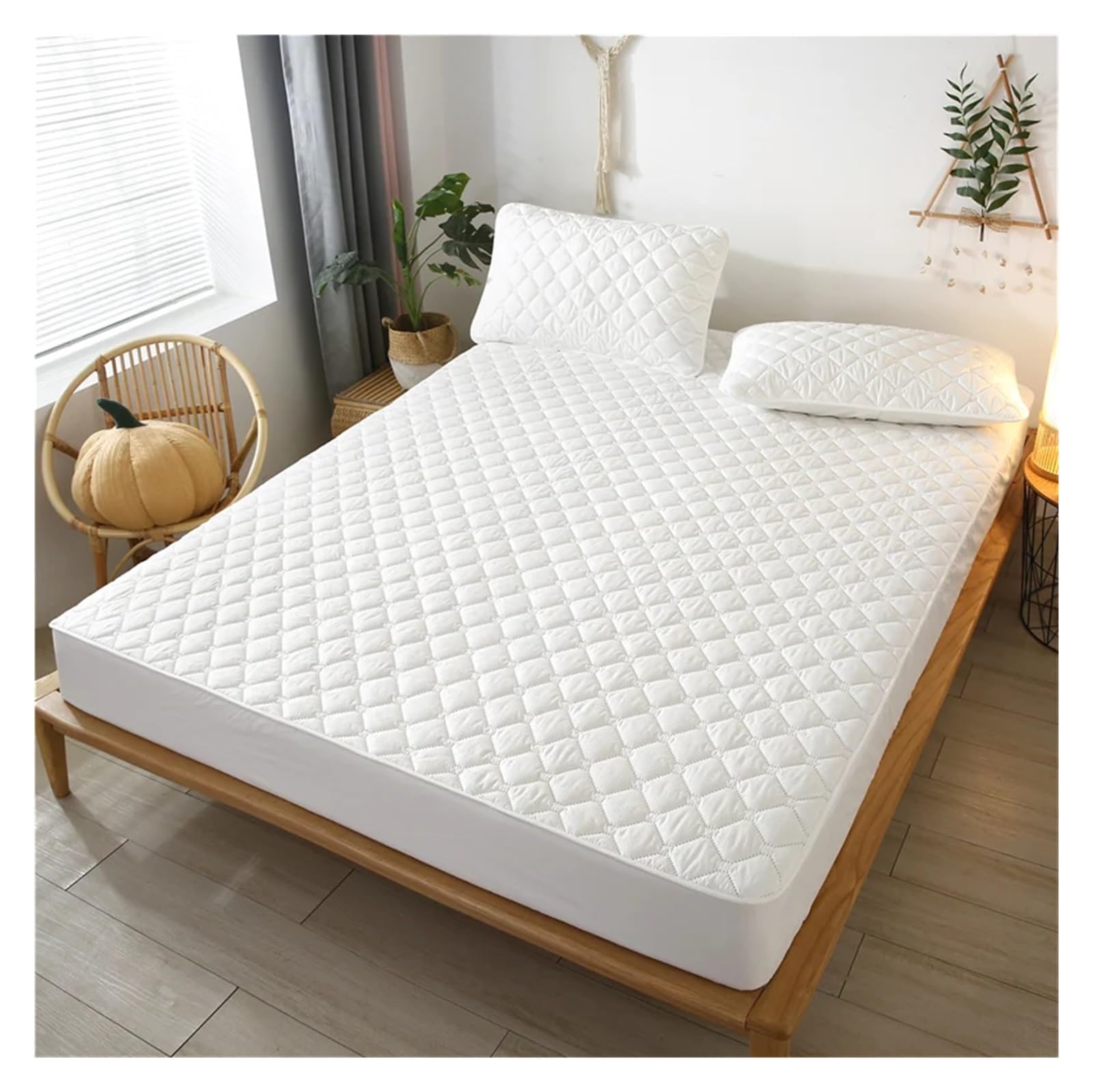 Housse De Matelas ImperméAble Protège-Matelas matelassé imperméable for Une Protection Confortable, Indispensable for la literie pour Matelas(Color 8,180x200cm(71x79 in))
