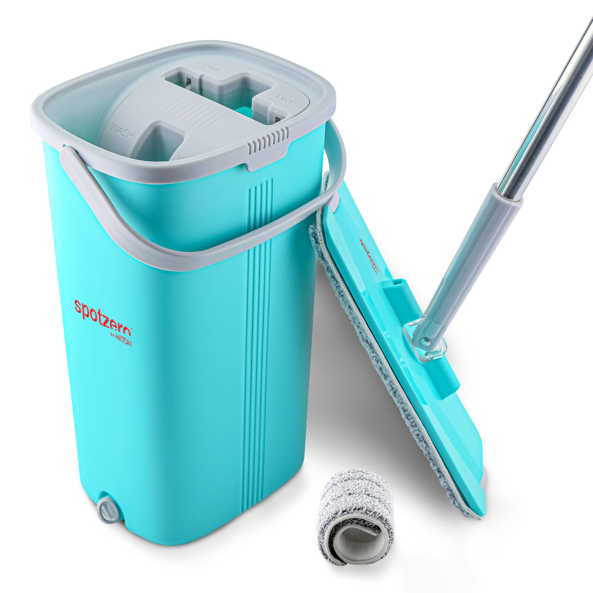 Amazon.com: Spotzero by Milton Flat Mop and Bucket with