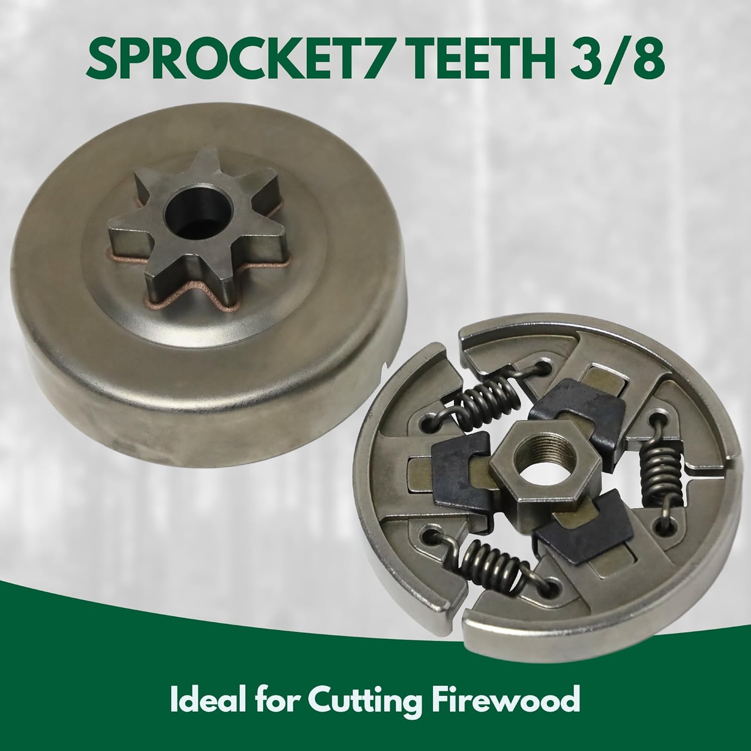 Clutch Drum Sprocket 3/8" 7T Assembly Oil Pump Worm Gear Spark Plug kit for STIHL MS290 MS310 MS390 Chainsaw Replacement Parts 1125 160 2002 1125 640 2000 1127 160 2051 1125 640 7110 1127 640 3200