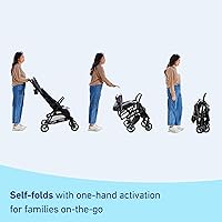 Vista 2 de Graco Ready2Jet - Cochecito compacto de viaje con plegado automático, Geo Pop