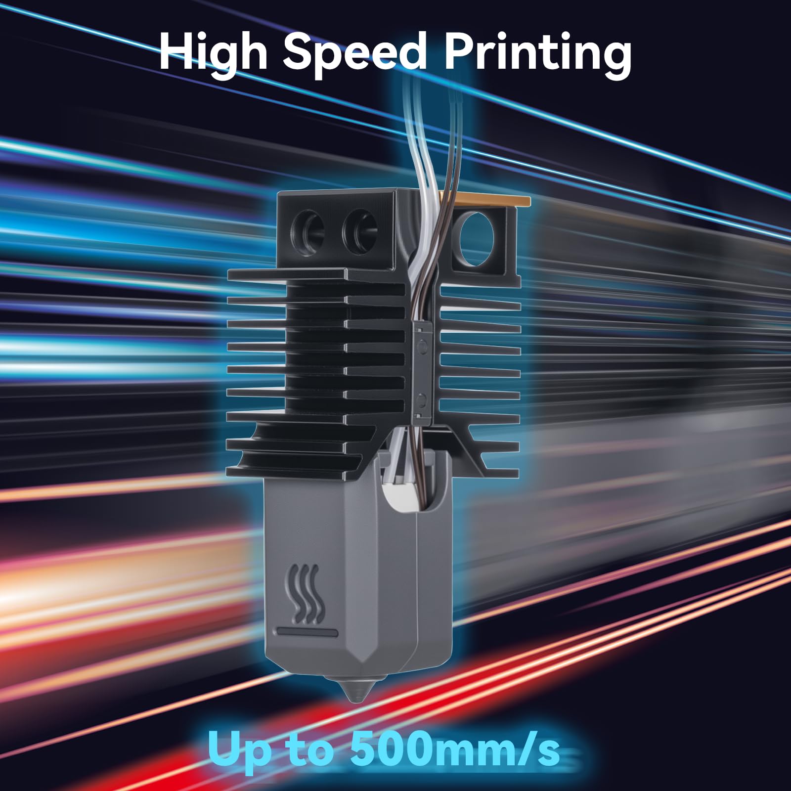 4 sztuki U1 Hotend 0,4 mm dysza ze stali hartowanej, kompatybilna z drukarką 3D Snapmaker U1, Hotend z ceramicznym ekstruderem do szybkiego nagrzewania, zestaw zamienny ze szczotką do dyszy