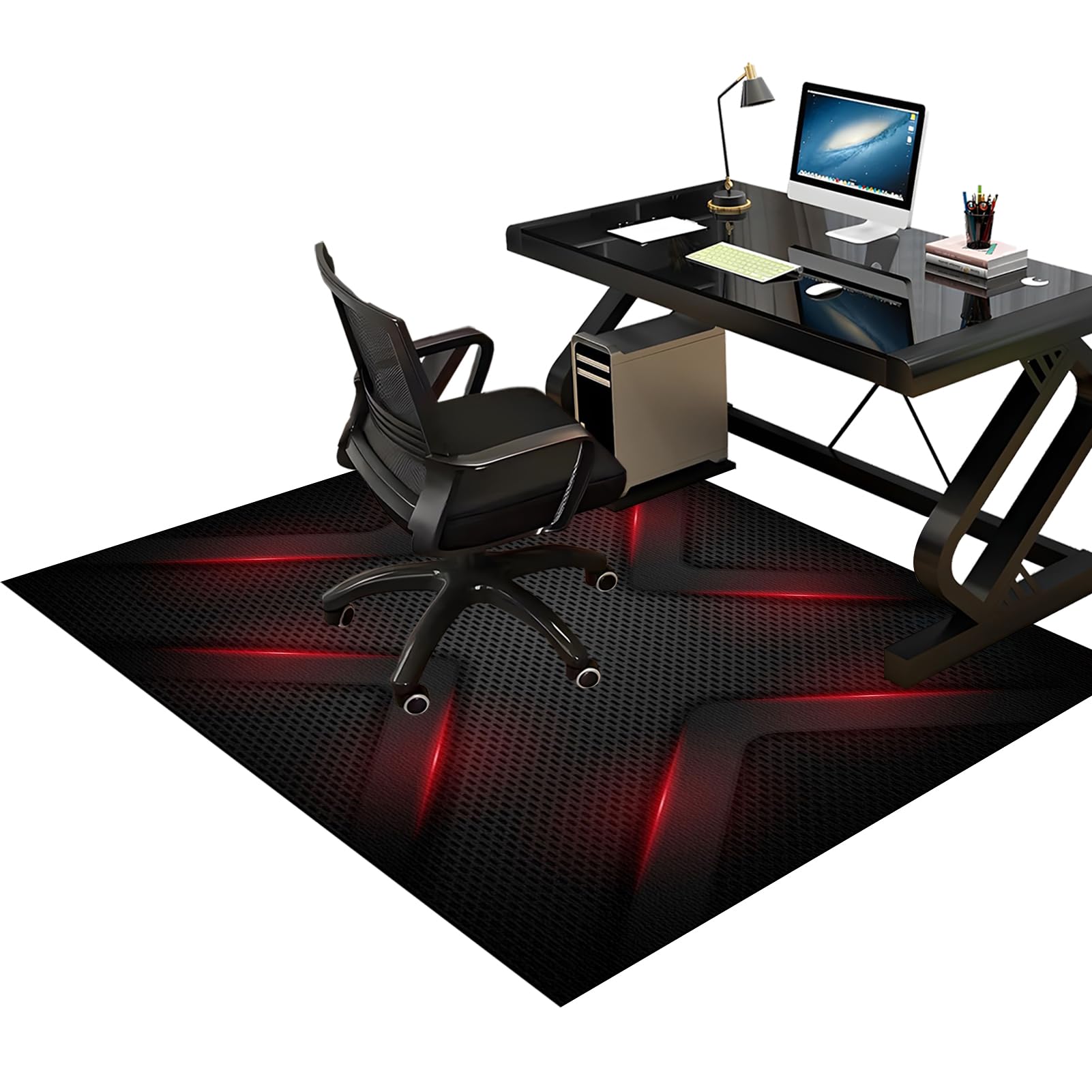 Tkuhknag Chair Mat Office Chair Mat for Hard Floor - Carpet Protector Chair Mat Large - Desk Chair Mat for Carpet Floors - Computer Gaming Chair Mat - Floor Protector Mat for Office Home 70 x 120 cm
