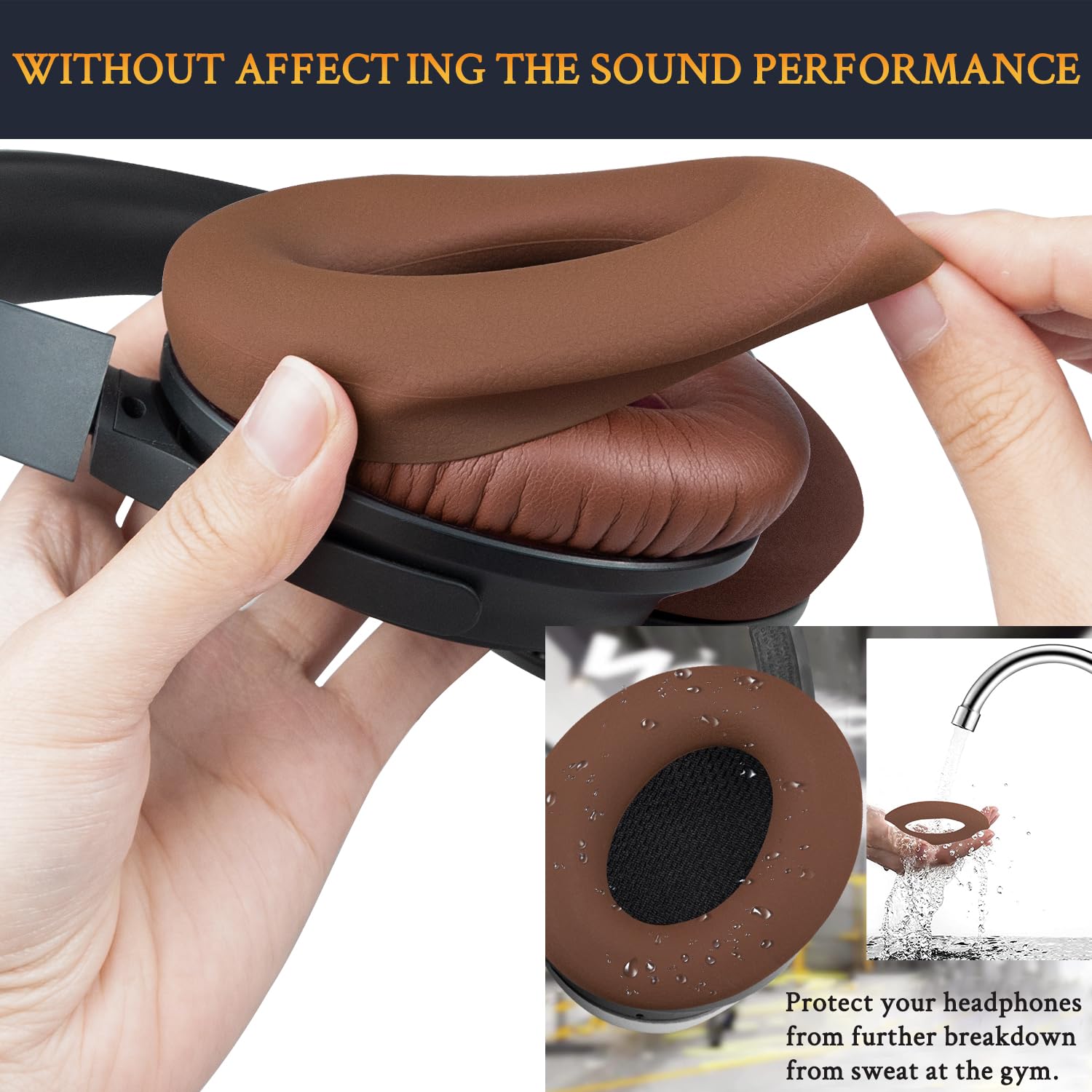 Amazon | SOULWIT イヤーパッド + ヘッドバンド + イヤーパッドカバー