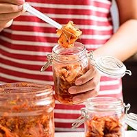 Vista 5 de 4 piezas Pickle Pickle Picker Deluxe Pickle Pincher Pincher Pickle Pincher de Acero Inoxidable y Plástico Herramienta Grabber Agarrador de Pimienta