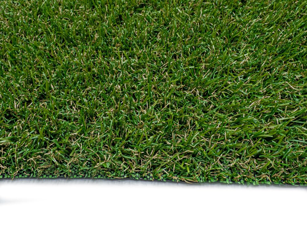 NAOMI Césped Artificial, Altura Total 20mm, 2 x 5 m (10m2), Verde Bitono, Uso Interior y Exterior