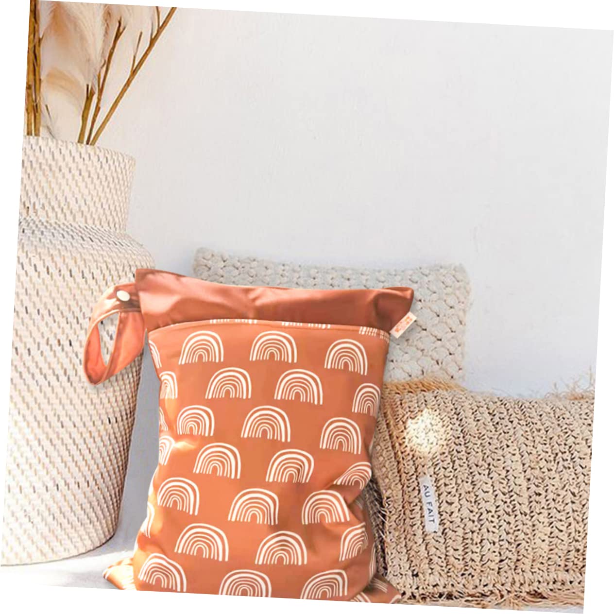 TOYANDONA 4 Piezas Bolsa Mojada Bolsas Organizadoras De Pañales Bolsa Seca Mojada Sacos De Pañales Esenciales De La Bolsa De Pañales Tienda De Cuna Pañal De Bebe Nórdico Tela Bebé