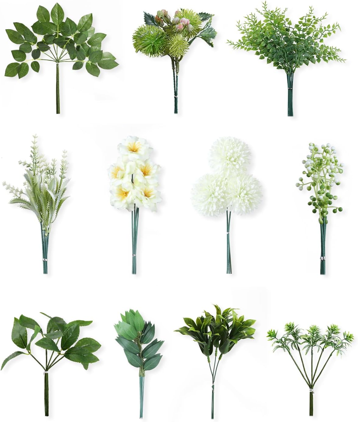 FEYUSM Artificial Greenery Artificial Flowers Fake Greenery