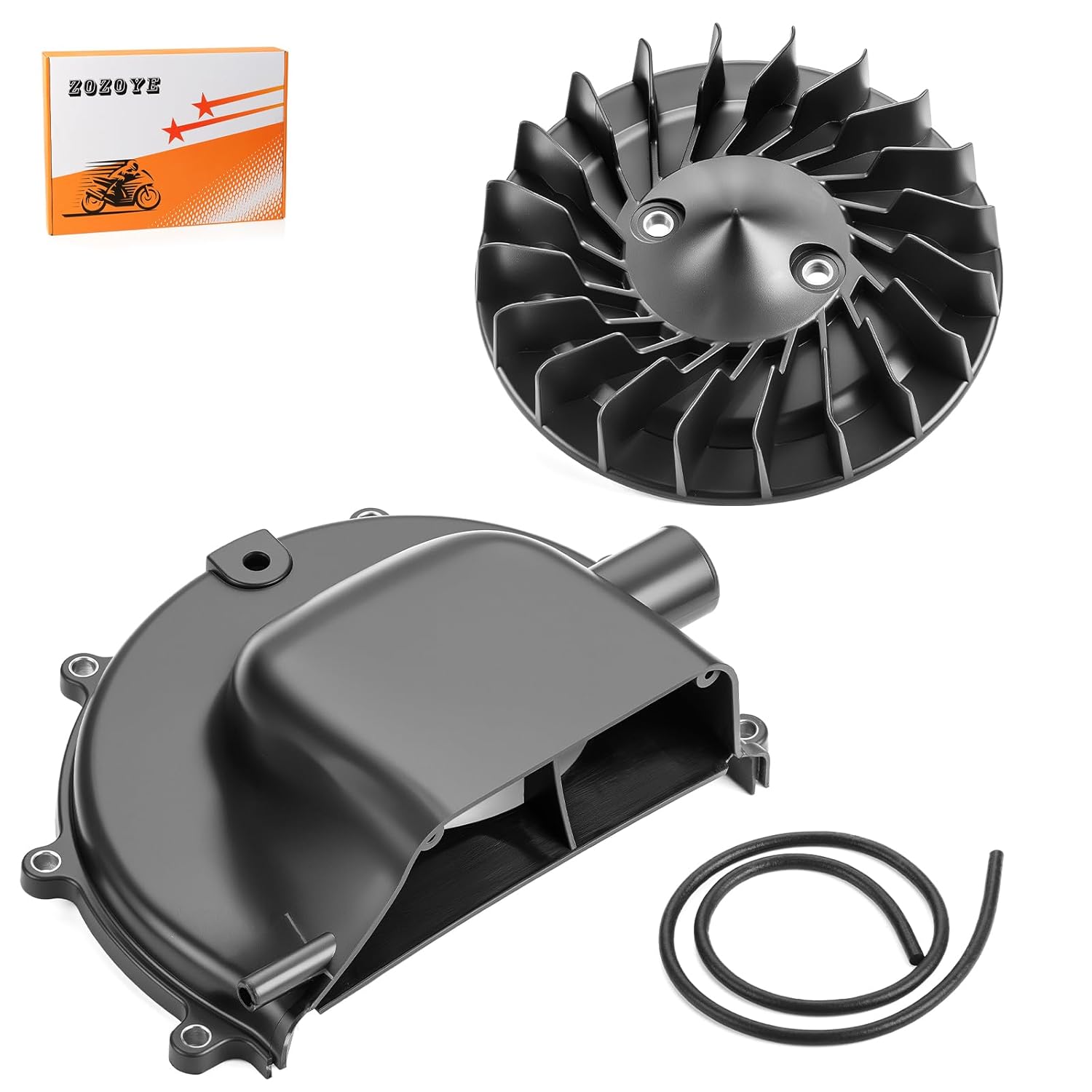 Cooling Fan & Cover W/Gasket for Suzuki QuadSport 80 LT80 1987-2006 17121-40B20 17110-40B00