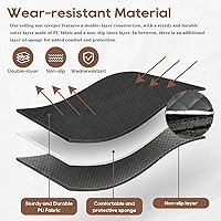 Vista 3 de 60''x28'' Portable Rolling Creeper Mat, All Terrain Zero Ground Clearance Under Car Repair Mat for Working on Uneven Surfaces (1)