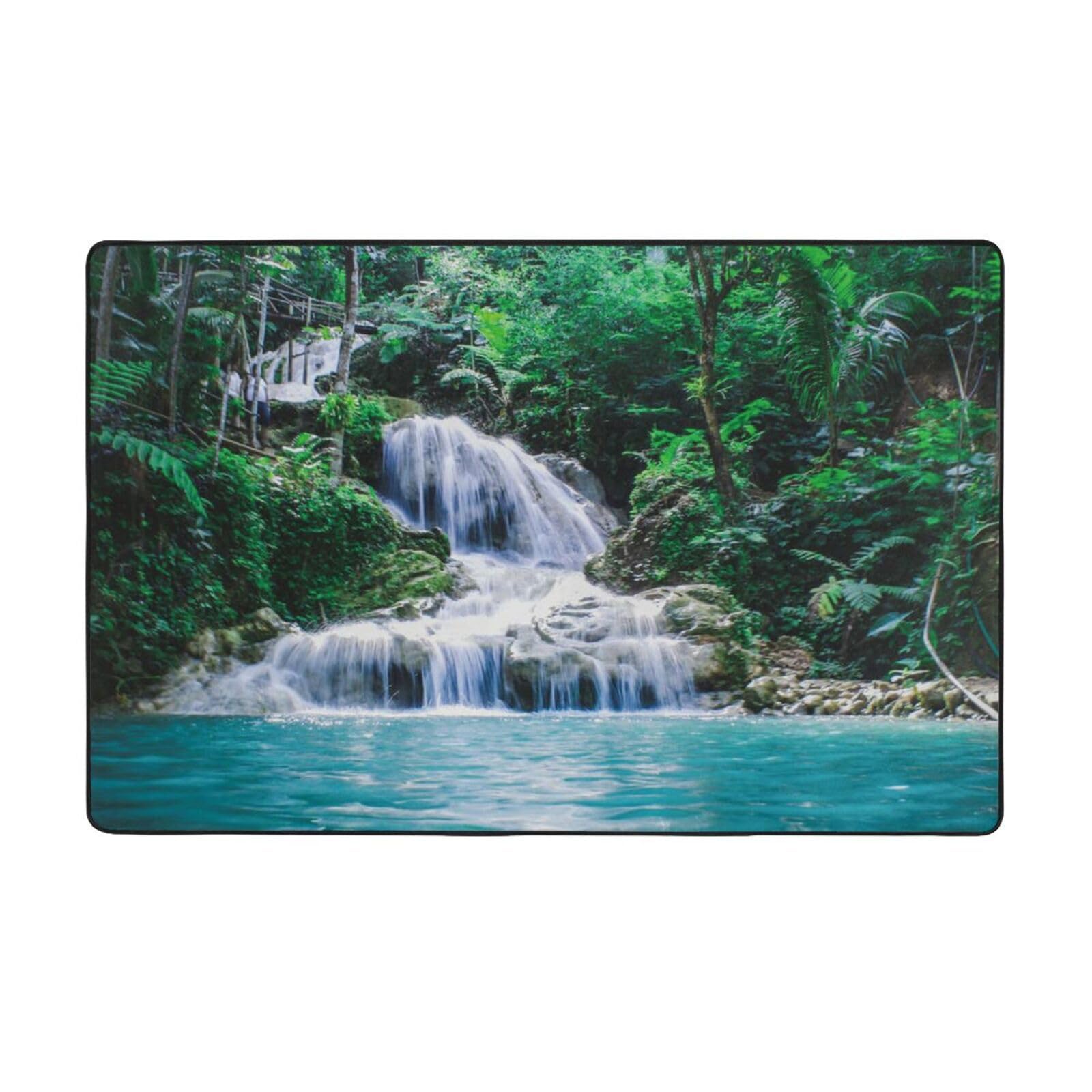 Grand tapis imprimé Sates of Water pour salon et chambre moderne
