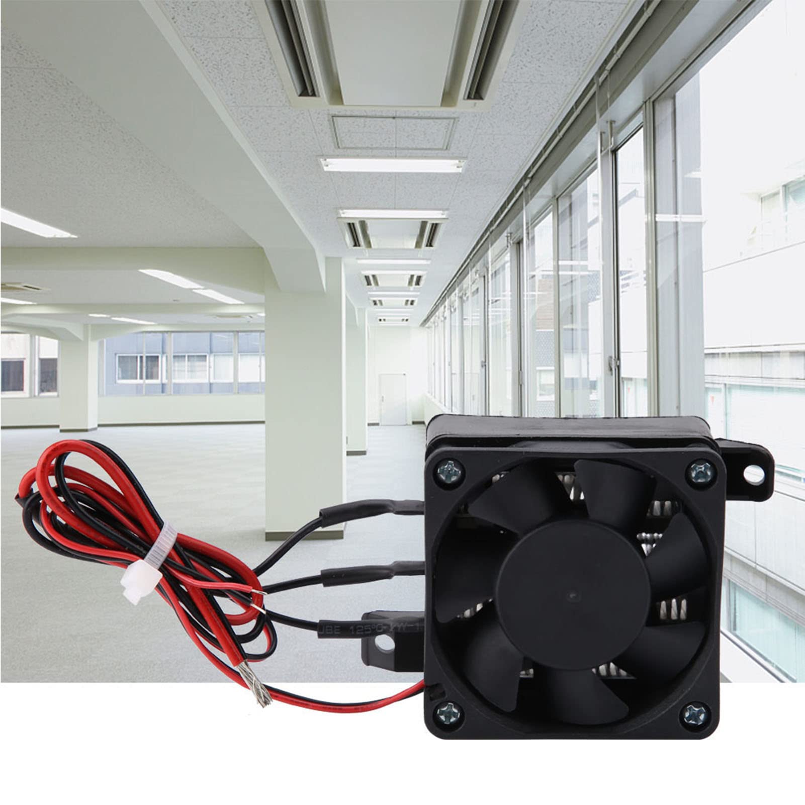 Réchauffeur d'air 12 V/24 V 300 W/400 W Mini Chauffage à Air Isolation à Température Constante Thermistor Fan Thermistor Heater, Pièces de Rechange (Ventilateur 12V 300W)