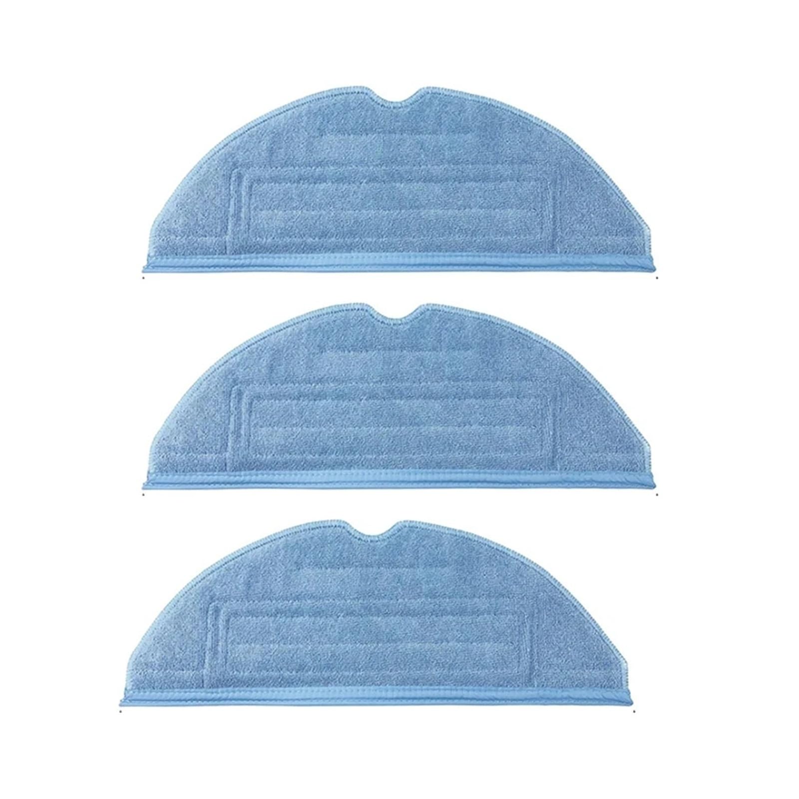 VIXWDRUTY Compatible For Roborock，S7 S70 S75 S7Max S7MaxV T7s T7s Plus Mop Pad Vacuum Cleaner Robot Mop Rags Parts Mop Cloths(3pcs)