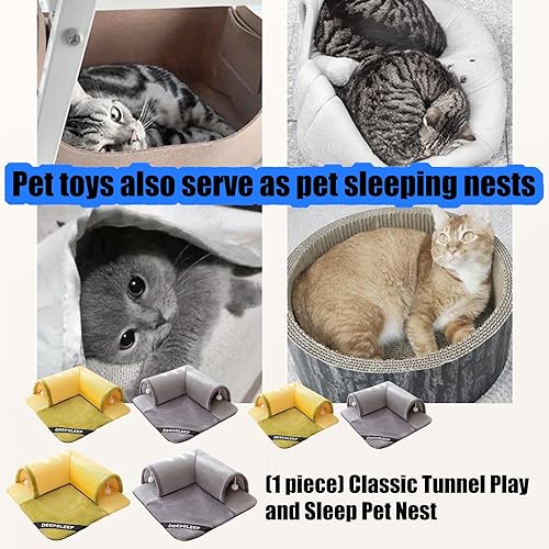 Miniatura 8 de Casa de felpa gruesa cómoda para mascotas, portátil, para perros, gatos, cueva, escondite para uso en interiores