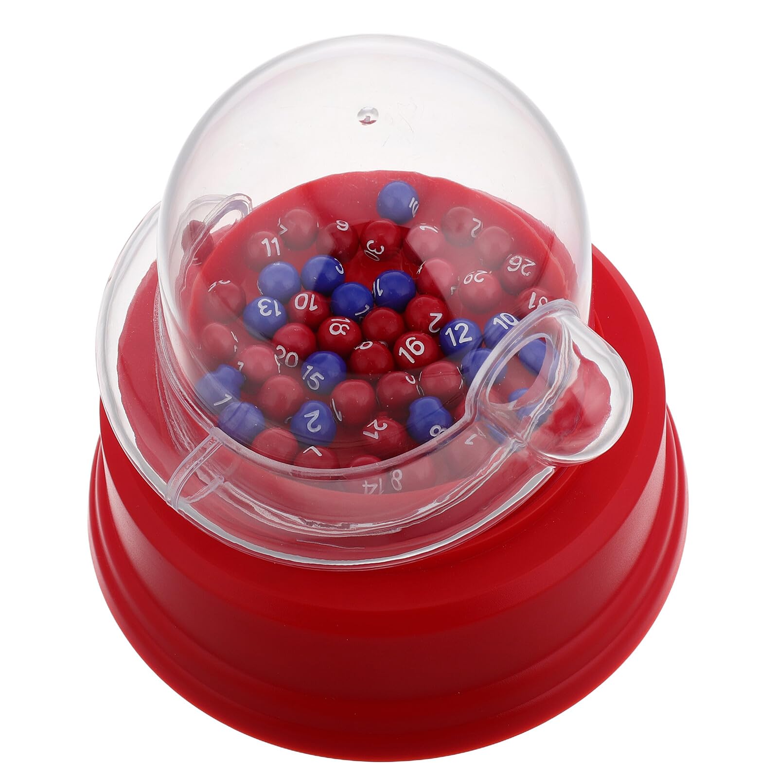 ERINGOGO Máquina Eléctrica de Lotería para Selector de Números con Bolas de Plástico Juego de Mesa para Fiestas Familiares Juguete Multifuncional para Entretenimiento Infantil