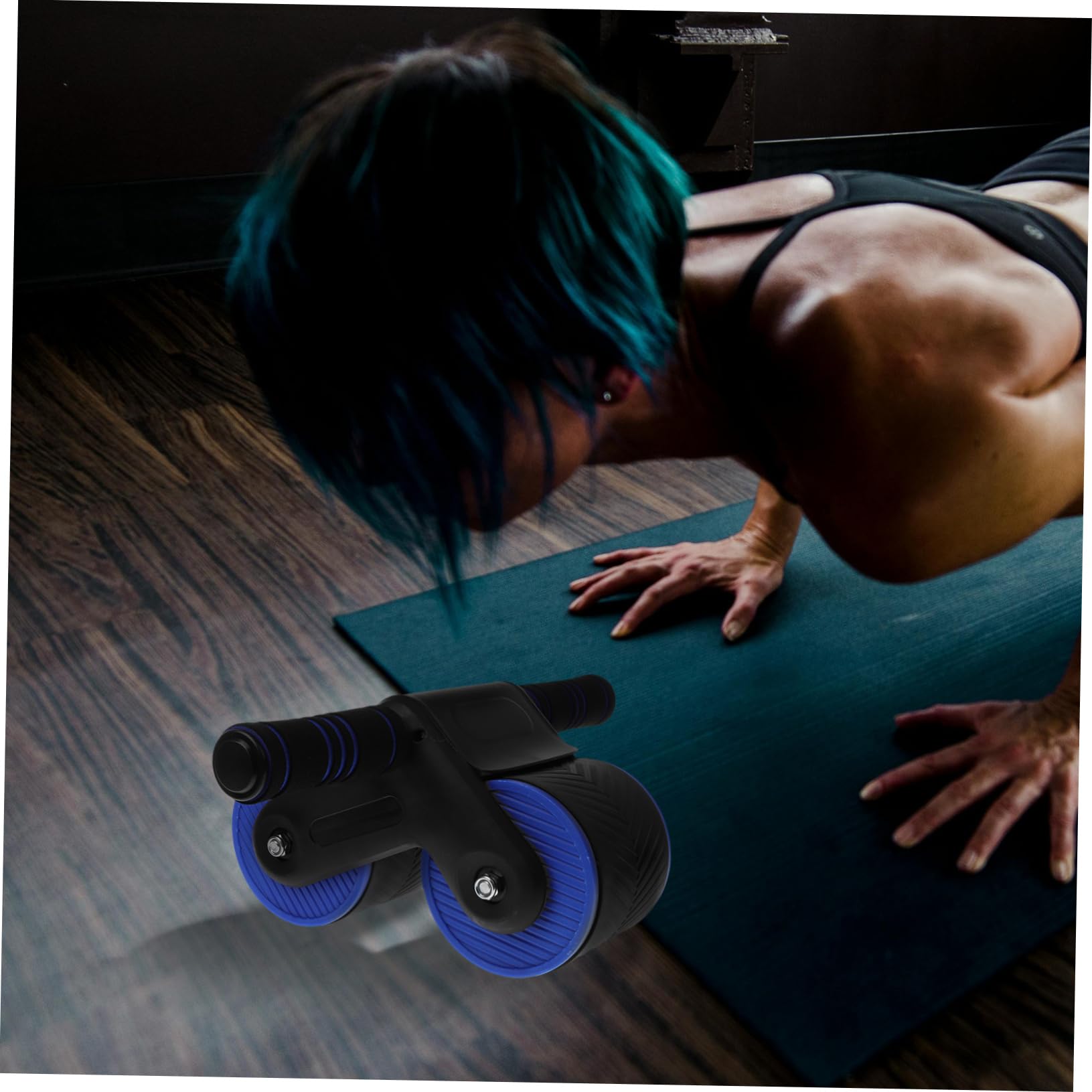 BESPORTBLE Bauchroller Mit Automatischer Rückfederung Ab-wheel Für Muskeltraining Kniematte Für Bauch Rücken Und