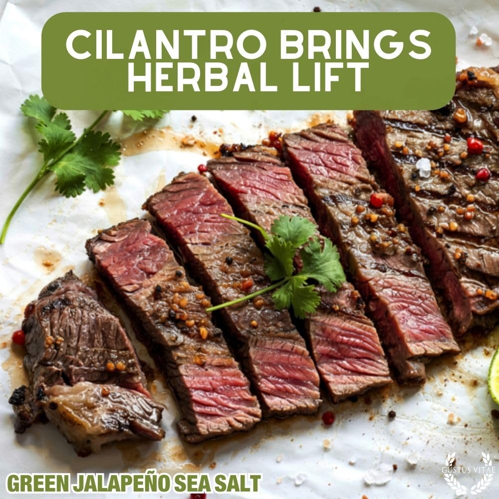 Gustus Vitae | Green Jalapeño Sea Salt | Gourmet Sea Salt & Spice Blend image 4