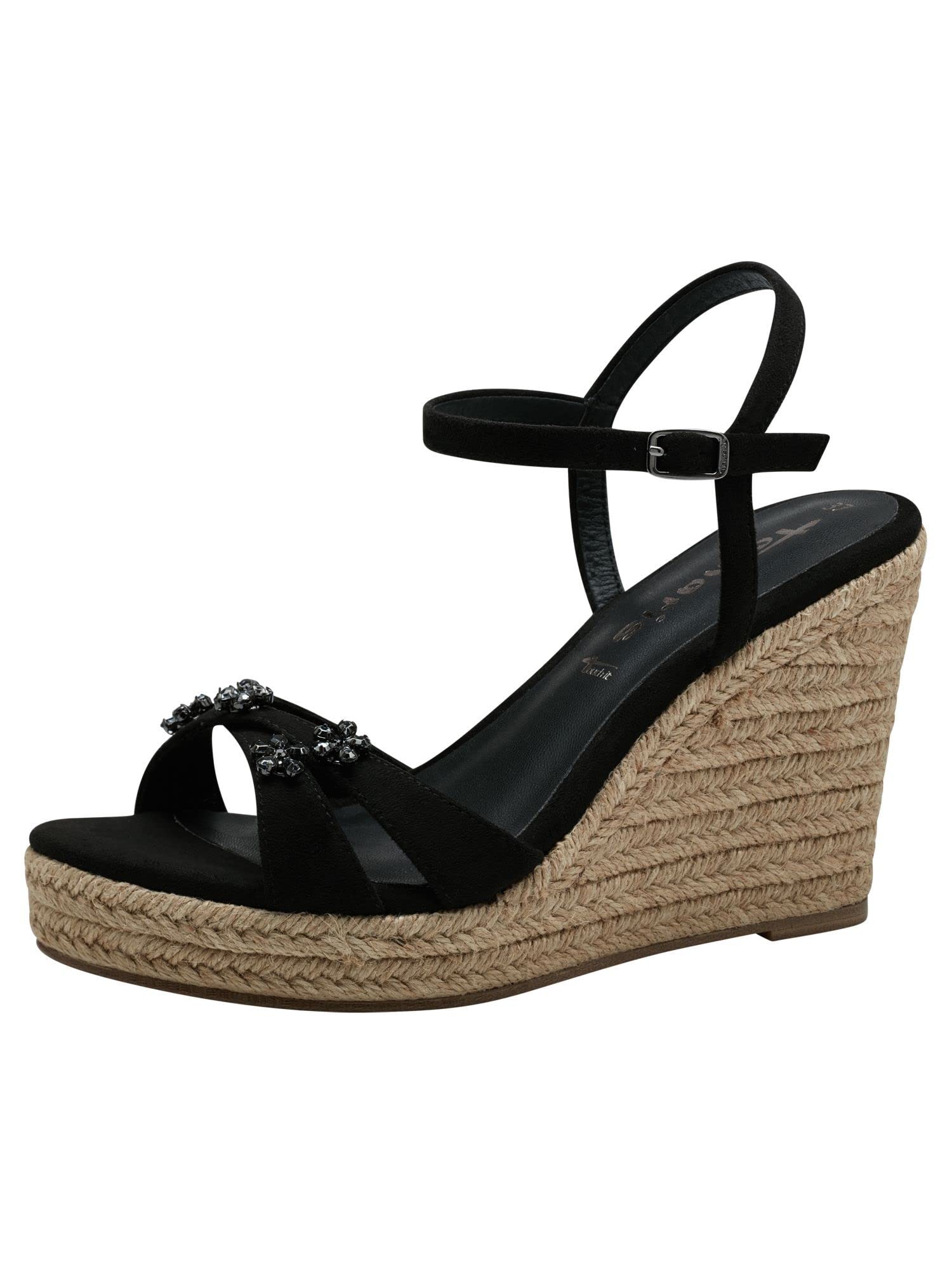Tamaris Mujer 1-1-28025-30 Sandalias con cuñaMujer