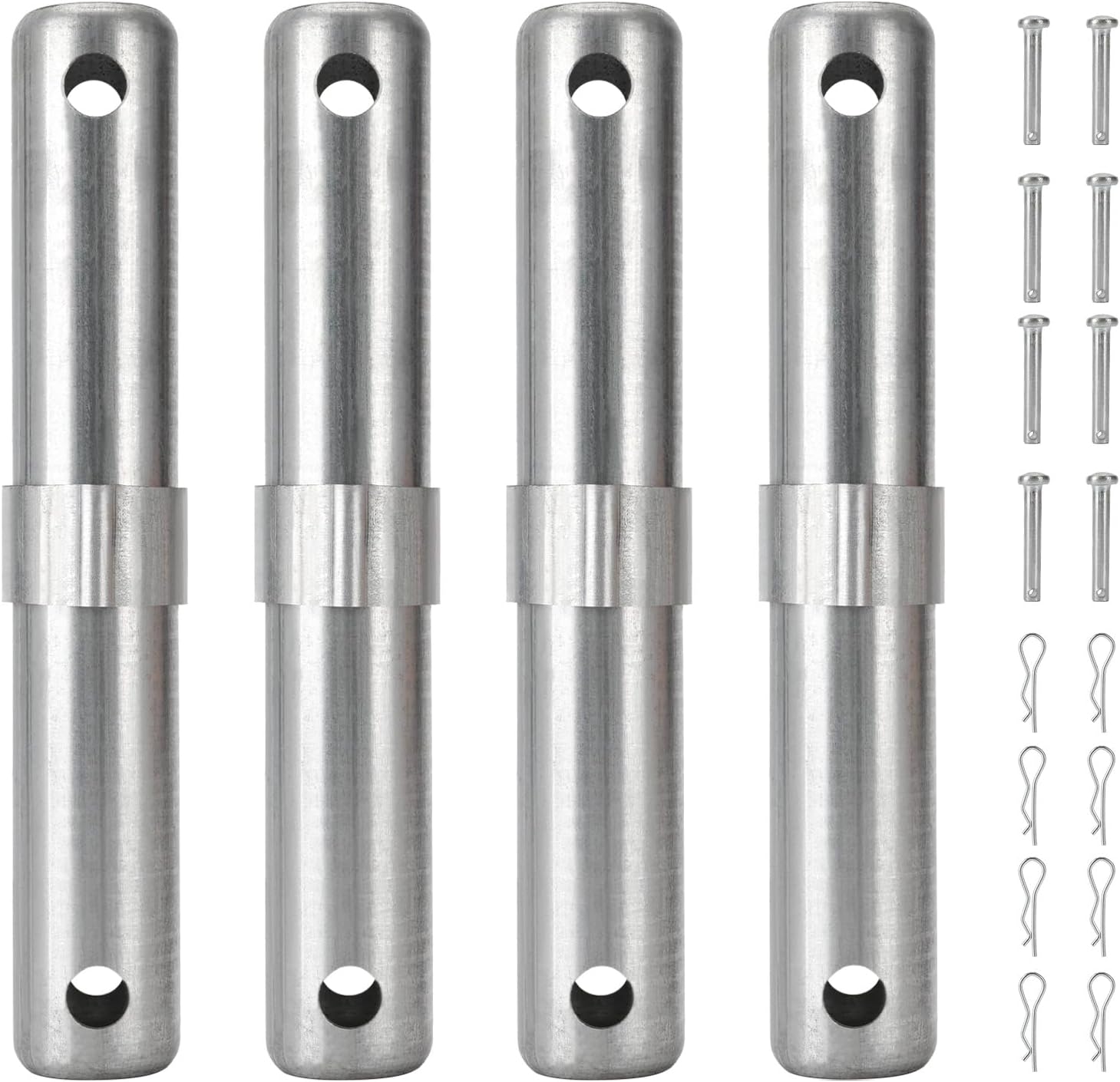 4 Pieces Scaffolding Coupling Pins, Scaffolding Pins, Large Size Scaffold Pins, Upgrade Thickened Scaffold Pin 1-7/16, Burr-Free, Premium Scaffolding couplers