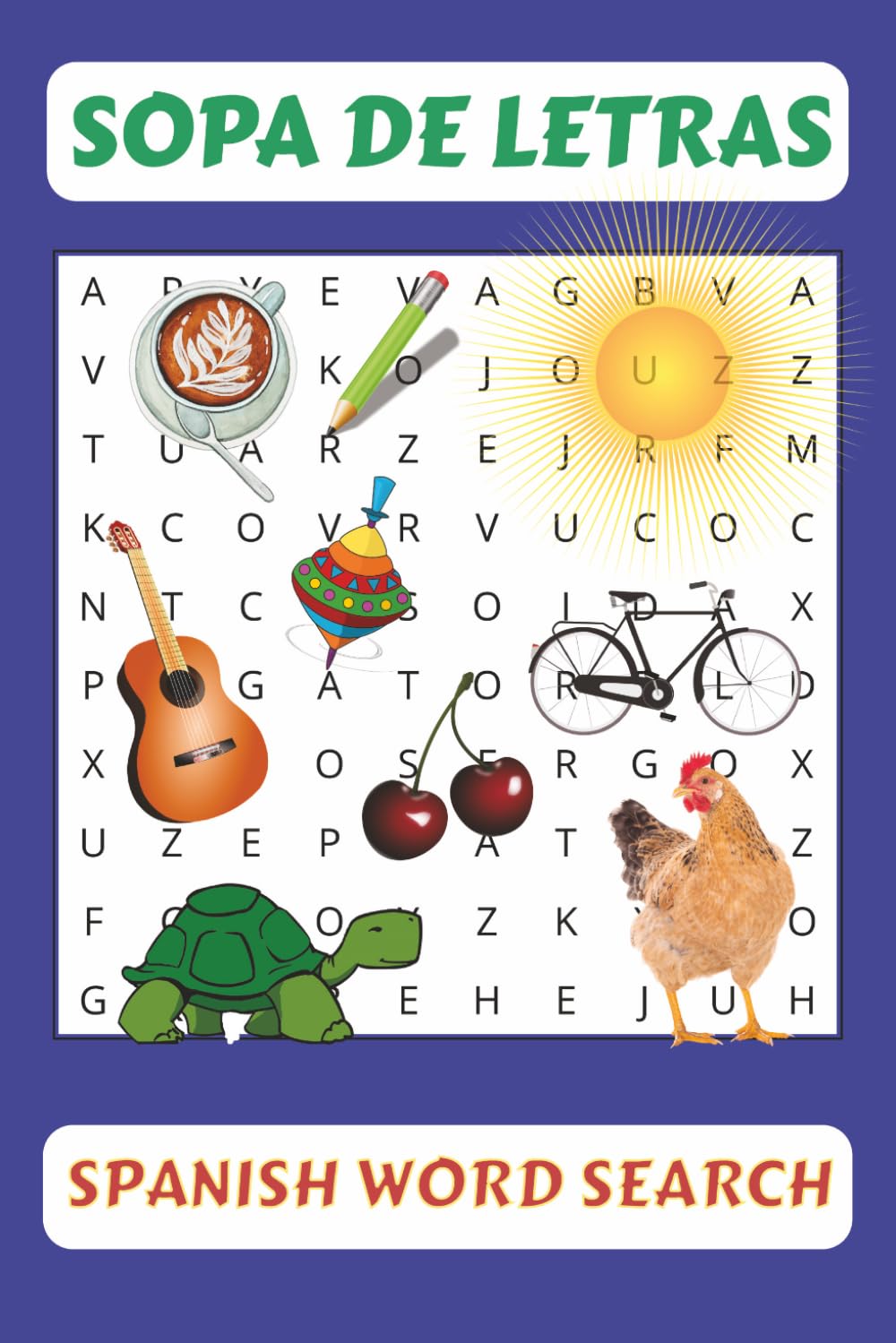 Sopa de Letras: Sopas de Letras en Español con Letra Fácil de Leer | 6 x 9 pulgadas, 110 páginas | Más de 50 Rompecabezas... Regalo Ideal para Vacaciones, Días Festivos y Tiempo Libre