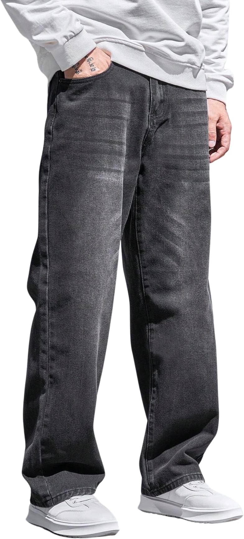 Lymio Men's Jeans, Men's Jeans, Denim Jeans, Baggy Jeans for Men (Jeans-04-05)
