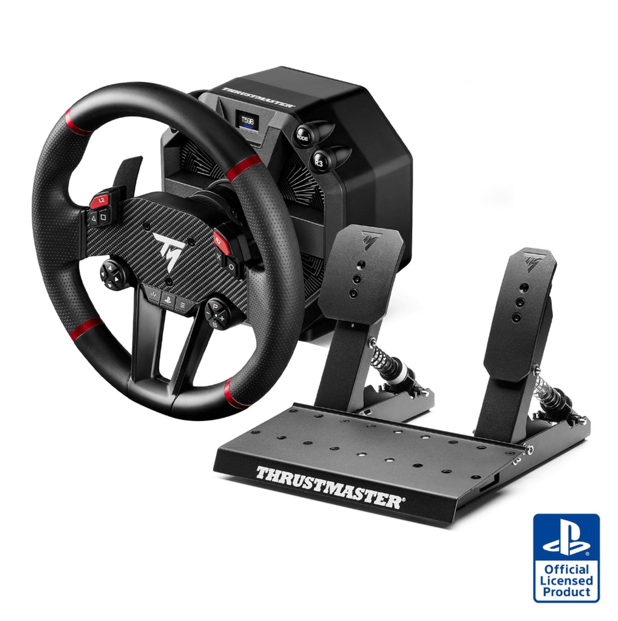 Thrustmaster T598 - Volante da corsa con Direct Axial Drive Force Feedback per PS5, PS4, PC e cambio TH8A
