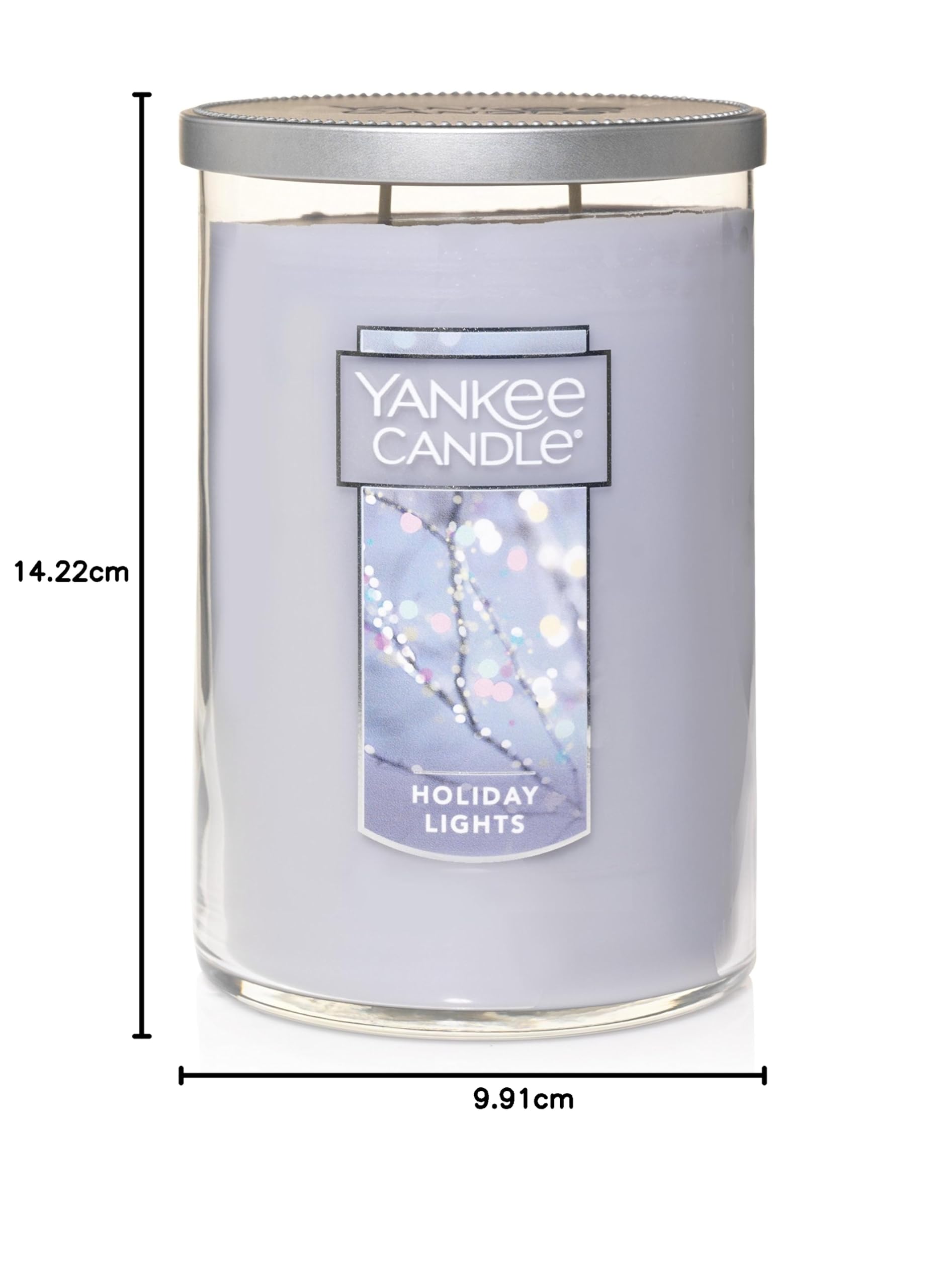 Amazon.co.jp: Yankee Candle Lジャー 2芯 ホリデーライト 香り付き