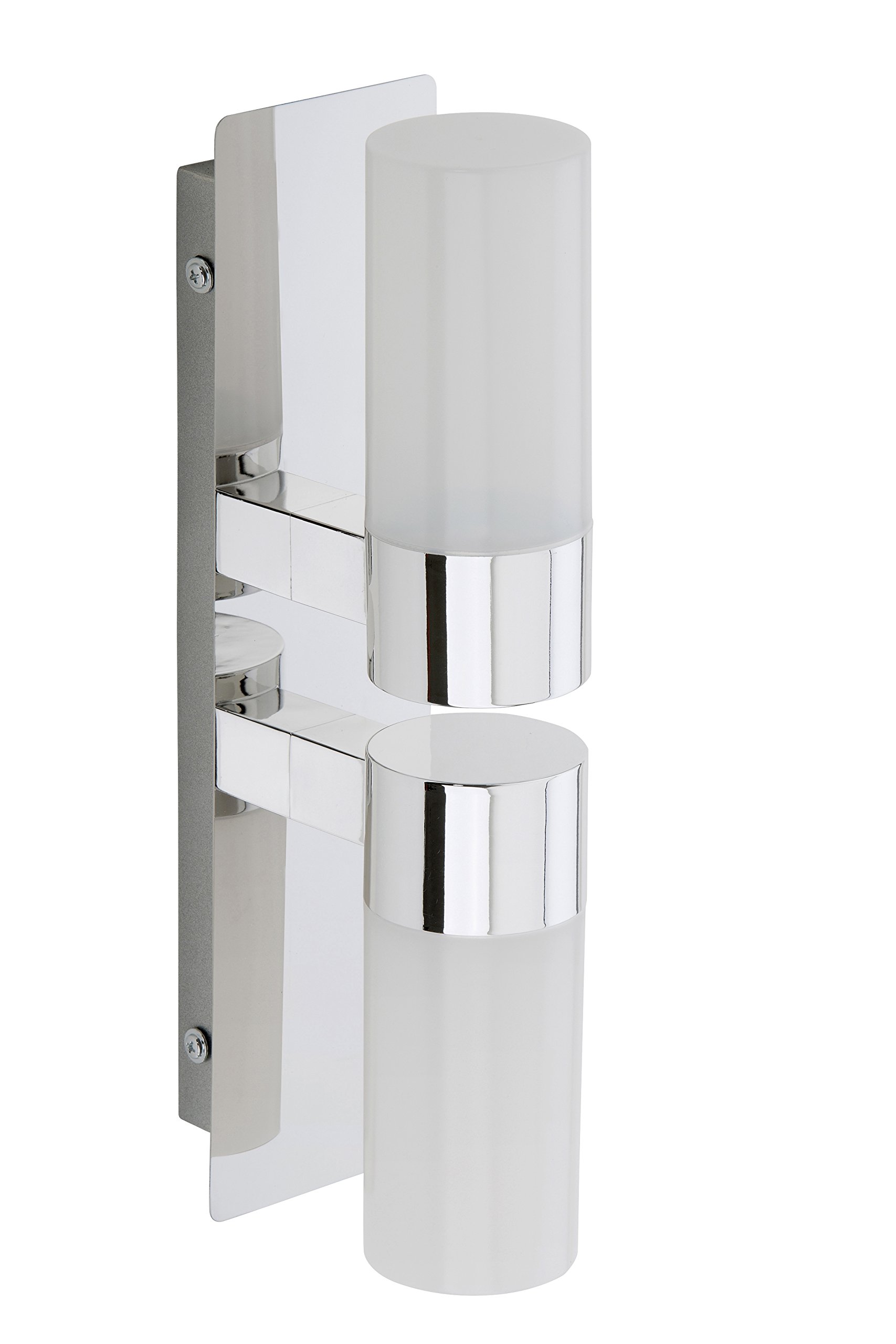 Briloner Leuchten LED Badezimmerlampe, Wandleuchte, Badlampe, Badleuchte, Badezimmerleuchte, LED Badleuchte, Badleuchten Decke, Badezimmerlampe Decke, Badleuchten Wand, Badlampe Spiegel, Chrom