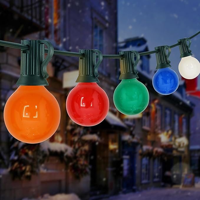 Multicolor G40 Globe String Lights