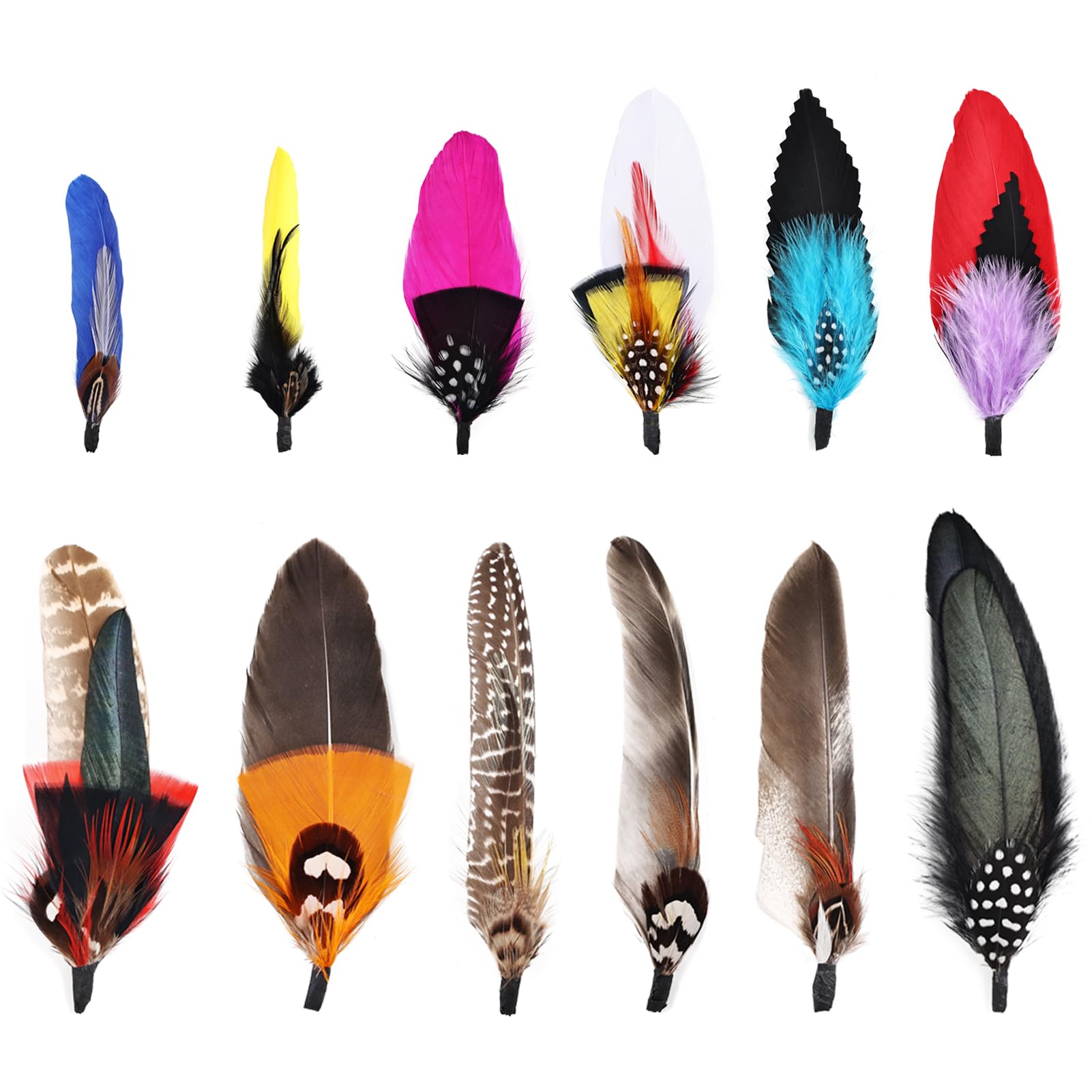 iHUFeather Hat Feathers Assorted
