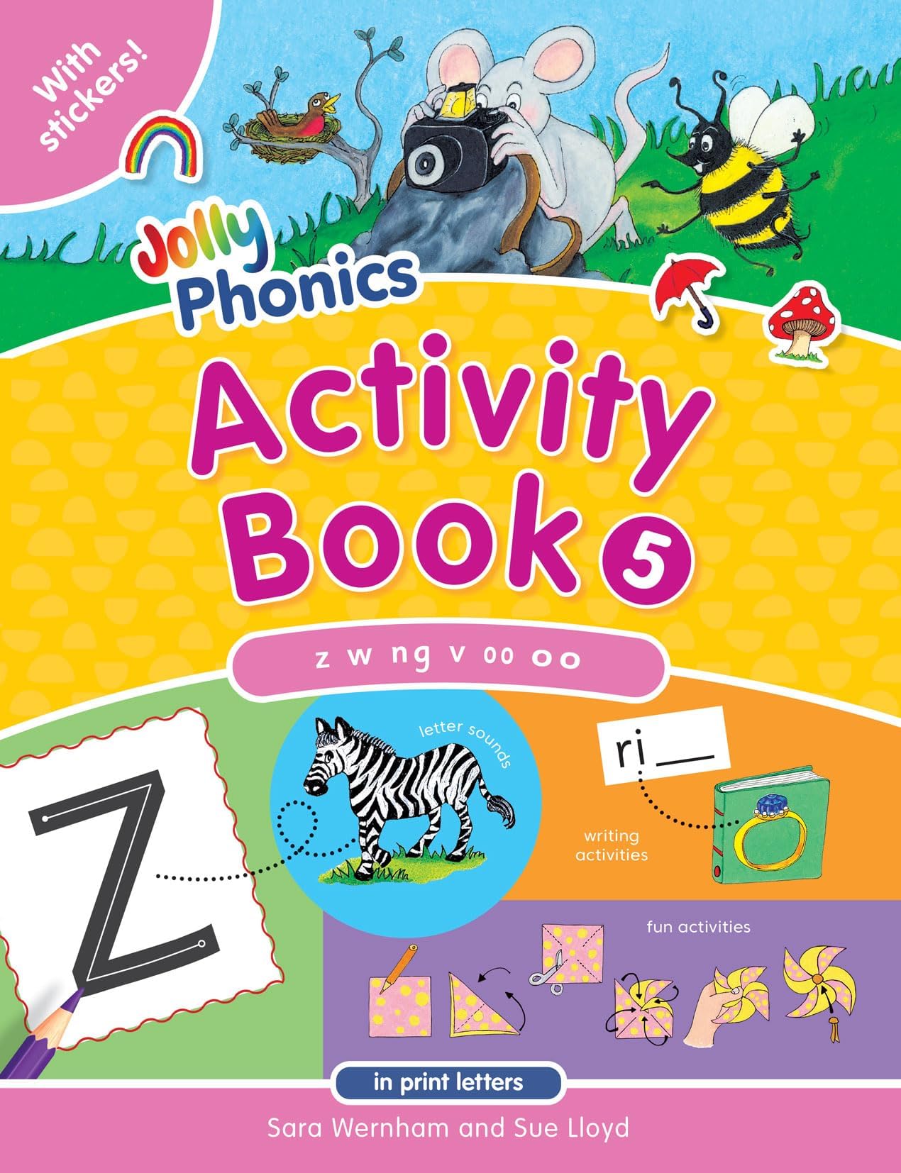 Jolly Phonics Activity Book: In Print Letters (5) (Jolly Phonics Activity Books, Set 1-7 Updated Edition)